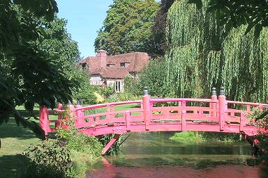 The Nikko Bridge in Heale Garden