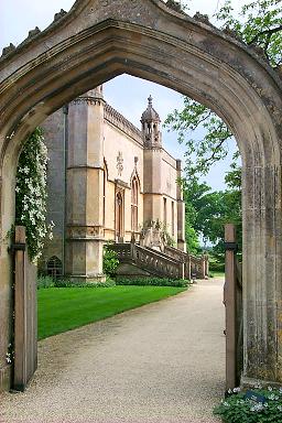 Entrance to Lacock Abbey