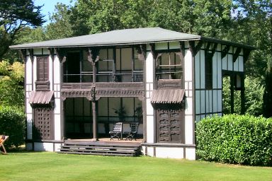 View of the Lower Indian Room at Larmer Tree Gardens