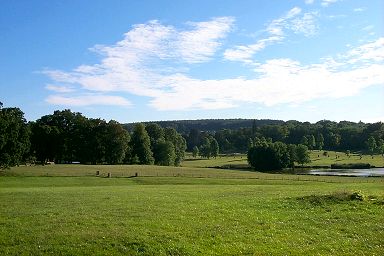 A lake in the grounds of Longleat