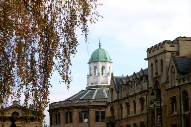 Picture of Broad Street with the Sheldonian Theatre