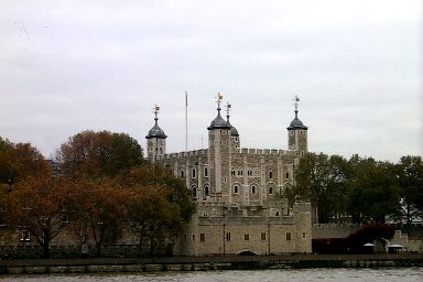 Picture of a medieval building, the Tower of London