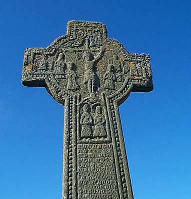 A closer view of Kilchoman Cross