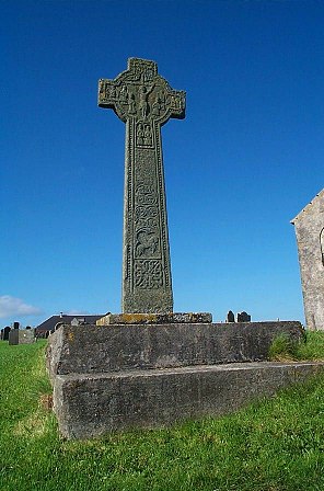 A full view of Kilchoman Cross