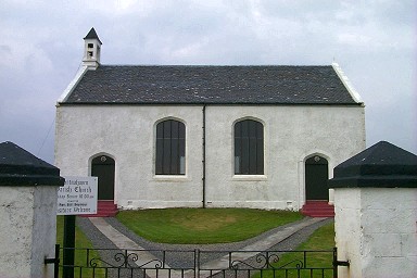 Picture of the parish church in Portnahaven